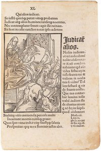 Ilustración para el libro La nave de los necios de Sebastian Brant, 1494 de Albrecht Dürer