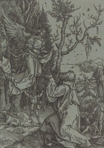 Joaquín y el ángel, c. 1504 de Albrecht Dürer