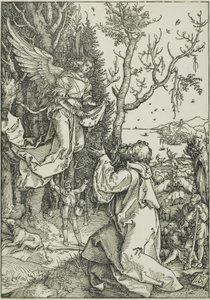 Joaquín y el ángel, de La vida de la Virgen de Albrecht Dürer