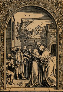 Joachim y Anna, 1504 de Albrecht Dürer