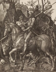 Caballero, Muerte y Diablo, 1513 de Albrecht Dürer