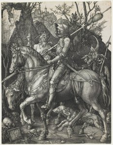 Caballero, la Muerte y el Diablo de Albrecht Dürer