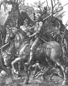 Caballero, Muerte y el Diablo, 1513 de Albrecht Dürer