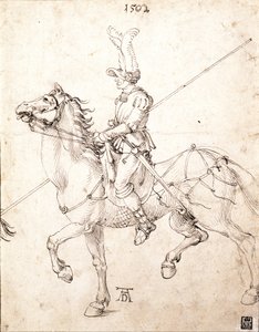 Lancer a caballo de Albrecht Dürer