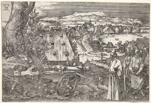 Paisaje con el Cañón de Albrecht Dürer