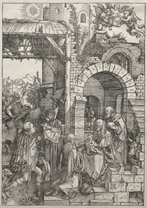 Vida de la Virgen: Adoración de los Magos de Albrecht Dürer