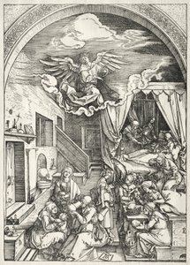 Vida de la Virgen: Natividad de la Virgen de Albrecht Dürer