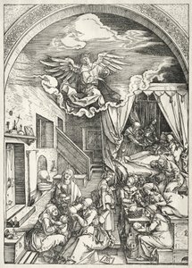 Vida de la Virgen: Natividad de la Virgen de Albrecht Dürer