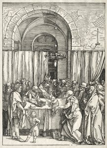Vida de la Virgen: Rechazo del Sacrificio de Joaquín de Albrecht Dürer