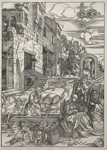 Vida de la Virgen: El descanso en Egipto, 1504-1505 de Albrecht Dürer