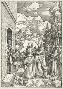 Vida de la Virgen: La Visitación de Albrecht Dürer