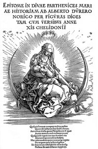 Madonna como Madre Lactante y Ser Divino, 1511, 1936 de Albrecht Dürer