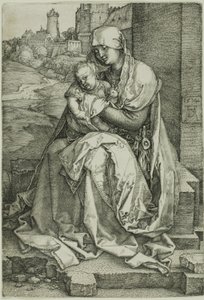 Madonna junto al muro de Albrecht Dürer