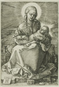 Madonna con el niño envuelto de Albrecht Dürer