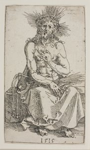 Hombre de Dolores, sentado de Albrecht Dürer