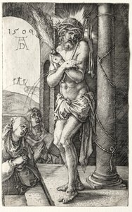 Hombre de Dolores junto a la Columna de Albrecht Dürer