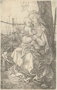 María con el Niño junto al árbol de Albrecht Dürer