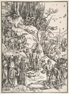 Martirio de los Diez Mil de Albrecht Dürer