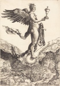 Némesis (La gran fortuna) de Albrecht Dürer