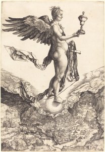 Némesis (La gran fortuna) de Albrecht Dürer