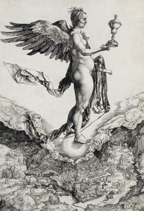 Némesis (La gran fortuna) de Albrecht Dürer