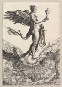Némesis La Gran Fortuna, 1501-2 de Albrecht Dürer