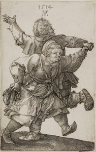 Pareja de Campesinos Bailando de Albrecht Dürer