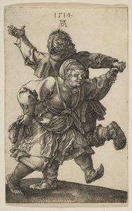 Pareja de Campesinos Bailando, 1514 de Albrecht Dürer