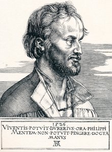Philipp Melanchthon, 1526 de Albrecht Dürer