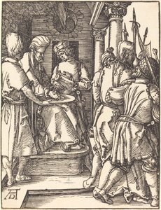 Pilato lavándose las manos de Albrecht Dürer