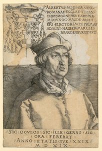 Retrato del cardenal Albrecht de Brandeburgo de Albrecht Dürer