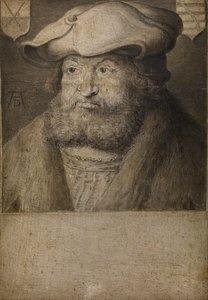 Retrato de Federico III, Elector de Sajonia 1463-1525, c. 1525 de Albrecht Dürer