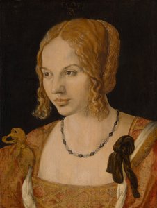 Retrato de una joven veneciana, 1505 de Albrecht Dürer