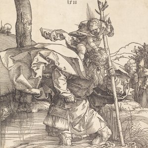 San Cristóbal, 1511 de Albrecht Dürer