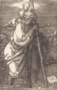 San Cristóbal mirando a la izquierda, 1521