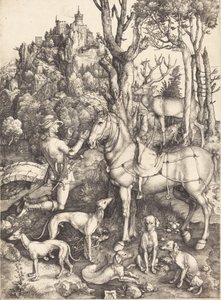 San Eustaquio, c. 1500 de Albrecht Dürer