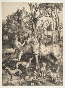 San Eustaquio, ca. 1501 de Albrecht Dürer
