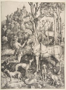 San Eustaquio, ca. 1501 de Albrecht Dürer