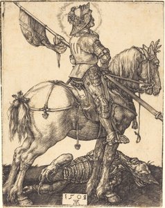 San Jorge a caballo de Albrecht Dürer