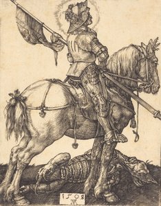 San Jorge a caballo, 1508 de Albrecht Dürer