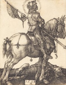 San Jorge a caballo de Albrecht Dürer