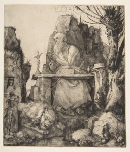 San Jerónimo junto al sauce trasmocho de Albrecht Dürer