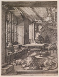 San Jerónimo en su estudio de Albrecht Dürer