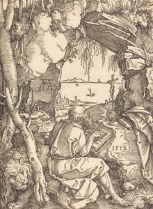 San Jerónimo en una cueva de Albrecht Dürer
