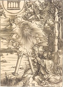 San Juan devorando el libro de Albrecht Dürer