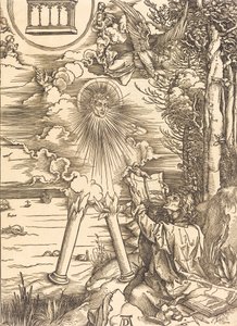 San Juan devorando el libro, probablemente c. 1496-1498 de Albrecht Dürer