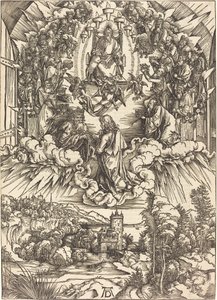 San Juan ante Dios y los ancianos de Albrecht Dürer