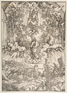 San Juan ante Dios y los Ancianos, del Apocalipsis de Albrecht Dürer