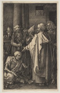 San Pedro y San Juan en la puerta del templo, de La Pasión, 1513
