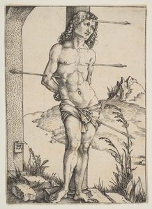 San Sebastián Atado a la Columna de Albrecht Dürer